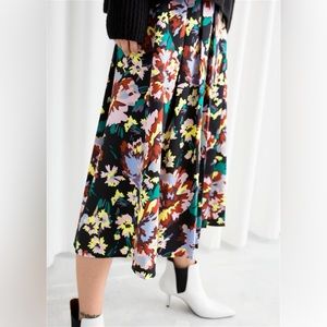 & OTHER STORIES Color Block Pleat Skirt